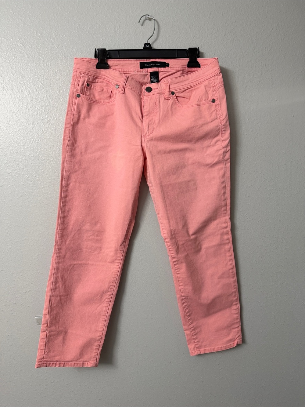 Calvin Klein Jeans Light Pink Skinny Denim